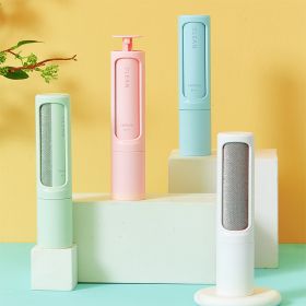 2-1 Reusable Pet Hair Remover Brush Lint Roller Portable Effective Self Cleaning Tool for Cat Dog Fur Hair Dust Removal Brush (Color: Set7)