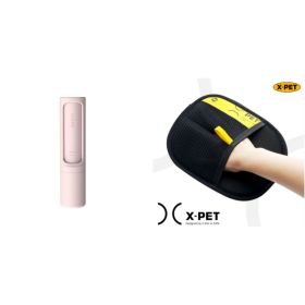 2-1 Reusable Pet Hair Remover Brush Lint Roller Portable Effective Self Cleaning Tool for Cat Dog Fur Hair Dust Removal Brush (Color: Set5)