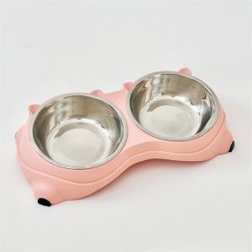 Macaron Stainless Steel Bowl (Option: Pink)